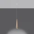 Lampa wisząca SULA 1 naturalne drewno SL.1100 - Sollux