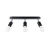 Plafon FORNES 3 czarny SL.1122 - Sollux