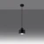 Lampa wisząca SAVAR 1 czarna SL.1132 - Sollux