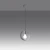 Lampa wisząca TITRAN 1 biała SL.1137 - Sollux