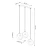 Lampa wisząca TITRAN 3 biała SL.1138 - Sollux