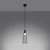 Lampa wisząca SUBA 1 czarna SL.1165 - Sollux