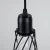 Lampa wisząca SUBA 1 czarna SL.1165 - Sollux