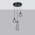 Lampa wisząca SUBA 3P czarna SL.1166 - Sollux