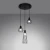 Lampa wisząca SUBA 3P czarna SL.1166 - Sollux