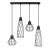 Lampa wisząca SUBA 4L czarna SL.1167 - Sollux