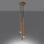 Lampa wisząca PASTELO 3P złota SL.1172 - Sollux