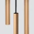 Lampa wisząca PASTELO 3P złota SL.1172 - Sollux