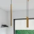Lampa wisząca PASTELO 5L złota SL.1173 - Sollux