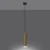 Lampa Wisząca LAGOS 1 złoty połysk SL.1200 - Sollux