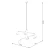 Żyrandol LEMMI 6 czarny SL.1207 - Sollux