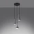 Lampa wisząca REA 3P beton SL.1226 - Sollux