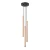 Lampa wisząca PASTELO 3P drewno SL.1268 - Sollux