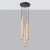 Lampa wisząca PASTELO 5P drewno SL.1270 - Sollux