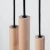 Lampa wisząca PASTELO 5P drewno SL.1270 - Sollux