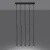 Lampa wisząca PASTELO 5L beton SL.1274 - Sollux