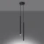 Lampa wisząca PASTELO 2 czarna SL.1304 - Sollux