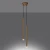 Lampa wisząca PASTELO 2 złota SL.1305 - Sollux