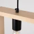 Lampa wisząca ARIES naturalne drewno SL.1310 - Sollux