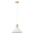 Lampa wisząca JAGA biała SL.1319 - Sollux