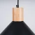 Lampa wisząca JAGA czarna SL.1320 - Sollux