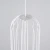 Lampa wisząca BRINA 1 biała SL.1331 - Sollux