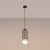 Lampa wisząca BRINA 1 czarna SL.1332 - Sollux