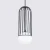 Lampa wisząca BRINA 1 czarna SL.1332 - Sollux
