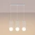 Lampa wisząca BRINA 3L biała SL.1333 - Sollux