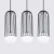 Lampa wisząca BRINA 3L czarna SL.1334 - Sollux