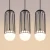 Lampa wisząca BRINA 3L czarna SL.1334 - Sollux
