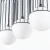 Lampa wisząca BRINA 3L czarna SL.1334 - Sollux