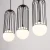 Lampa wisząca BRINA 3L czarna SL.1334 - Sollux