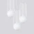 Lampa wisząca BRINA 3P biała SL.1335 - Sollux