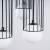 Lampa wisząca BRINA 3P czarna SL.1336 - Sollux