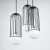 Lampa wisząca BRINA 3P czarna SL.1336 - Sollux
