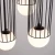 Lampa wisząca BRINA 3P czarna SL.1336 - Sollux