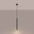 Lampa wisząca ARCHE 1 czarna SL.1338 - Sollux
