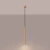 Lampa wisząca ARCHE 1 złota SL.1339 - Sollux