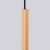 Lampa wisząca ARCHE 1 złota SL.1339 - Sollux