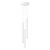 Lampa wisząca ARCHE 3P biała SL.1340 - Sollux