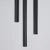 Lampa wisząca ARCHE 3P czarna SL.1341 - Sollux