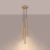 Lampa wisząca ARCHE 3P złota SL.1342 - Sollux