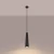 Lampa wisząca ELECTRA czarna beton SL.1355 - Sollux