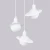 Lampa wisząca HYPERION 3P biały SL.1357 - Sollux