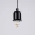Lampa wisząca HYPERION 1 czarny SL.1358 - Sollux