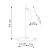 Lampa biurkowa WINX czarny/chrom SL.1373 - Sollux