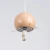 Lampa wisząca PEKKA 1 biała/naturalne drewno SL.1390 - Sollux