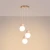 Lampa wisząca PEKKA 3P biała/naturalne drewno SL.1391 - Sollux