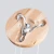 Lampa wisząca PEKKA 3P biała/naturalne drewno SL.1391 - Sollux